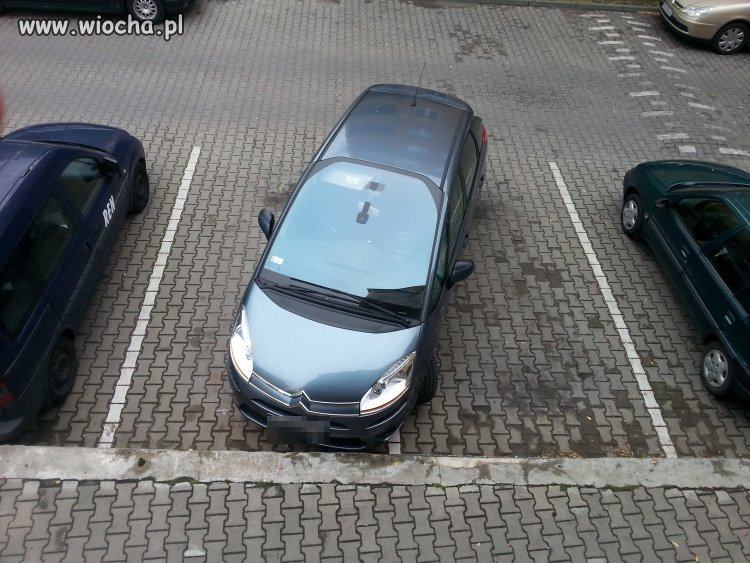 Zaparkował? w sam raz