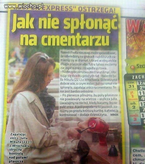 Tabloidy ostrzegają