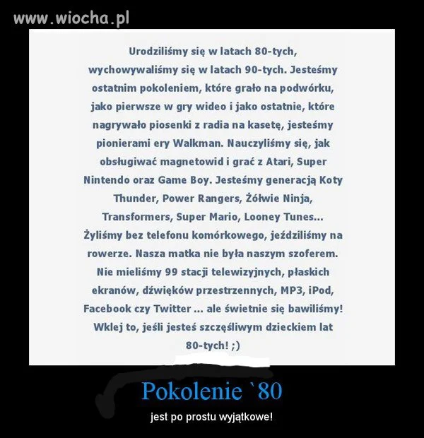 To były czasy... 