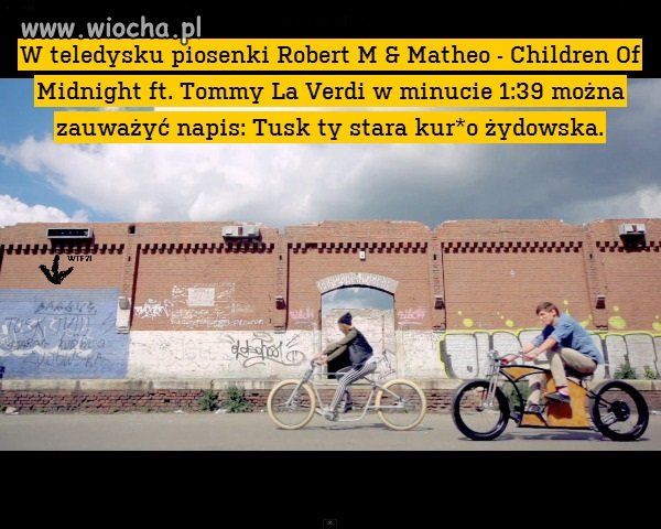 Nawet w piosenkach jest O Tusku