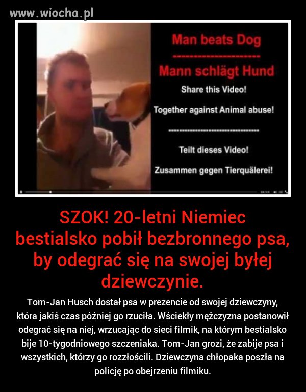 Mam nadzieję że sukinsyn słono zapłacił..