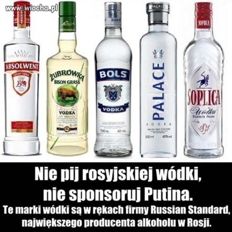 Na pohybel Putinowi.