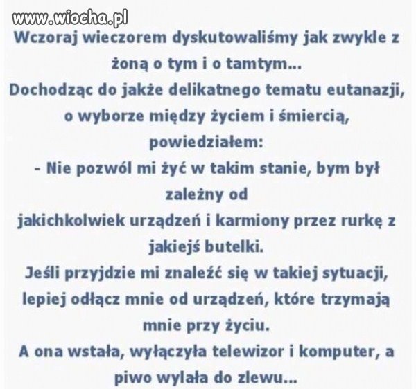 Eutanazja - delikatny temat