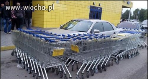 Kara za ch***e parkowanie