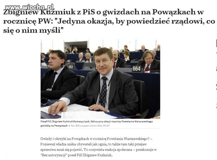 PIS nie szanuje nikogo i niczego 