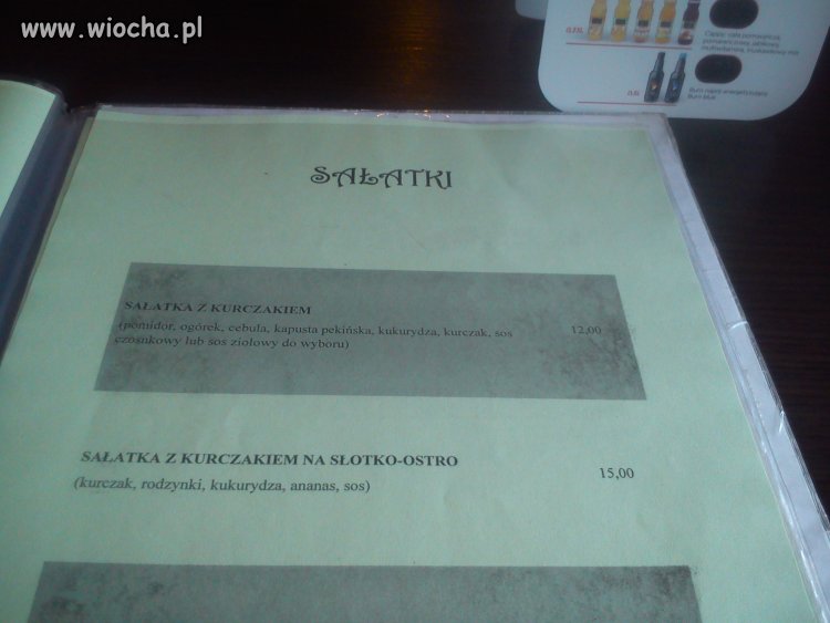 Słotko-ostre menu