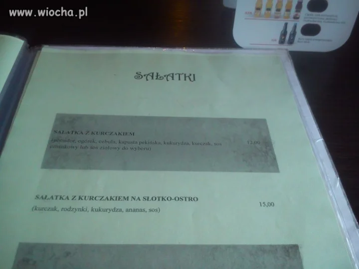 Słotko-ostre menu