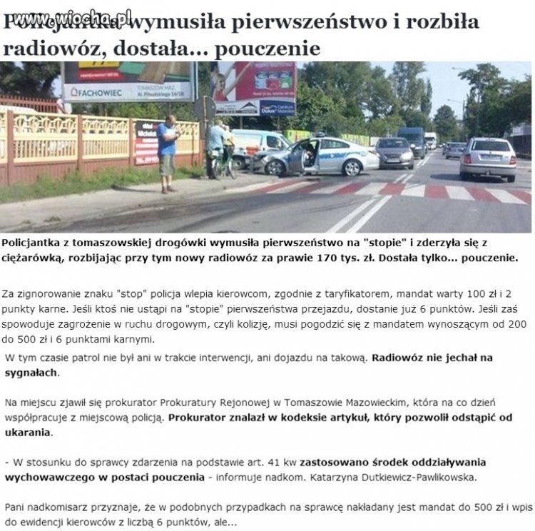 A tak sobie gębę wycierają tym taryfikatorem
