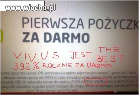 Pierwsza pożyczka za darmo