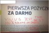 Pierwsza pożyczka za darmo