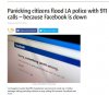 Facebook padł na godz w LA.Ludzie zwariowali