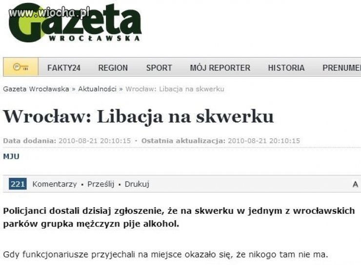 Wieści z Wrocławia.