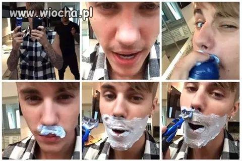 Bieber zgolił koper!