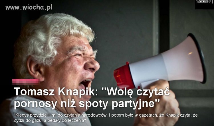 Każdy woli pornosy niż spoty partyjne 