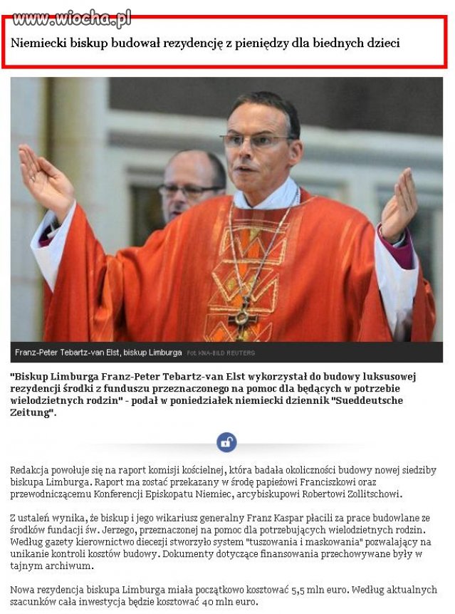 Skromny sługa Boży...