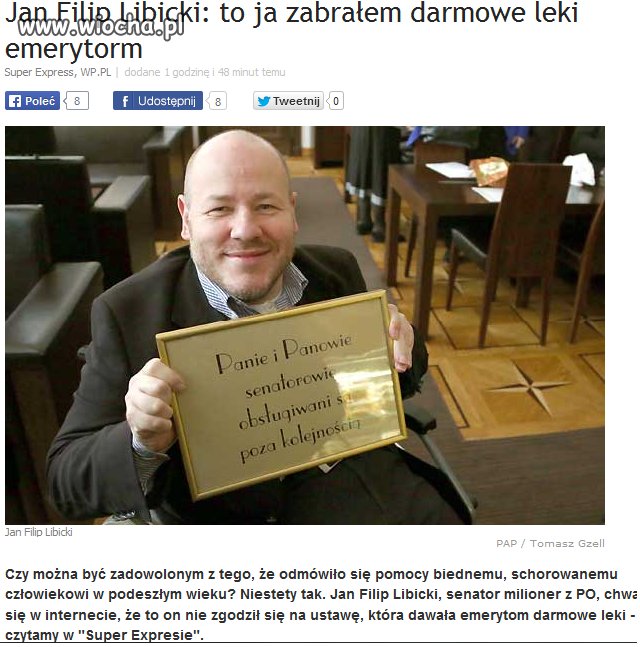 Senator z ramienia PeŁO