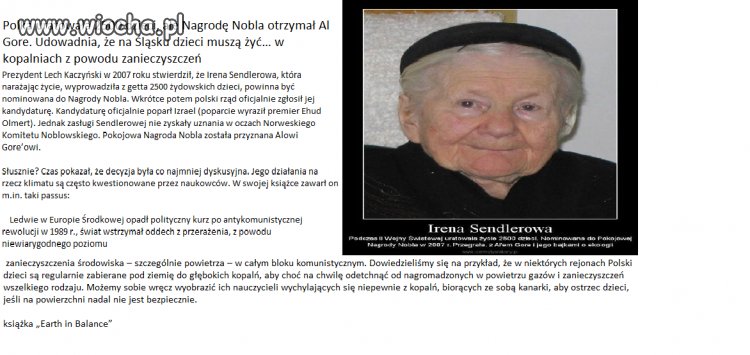 Irena Sendlerowa za malo heroiczna.