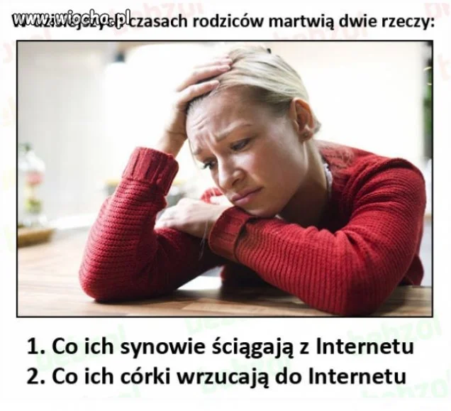 Zmartwienia dzisiejszych rodziców.