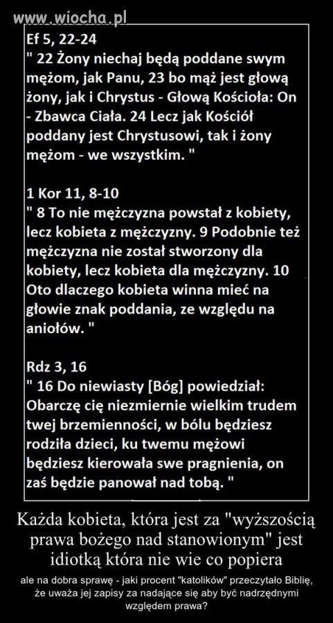 Katolicy, czytacie Biblię?