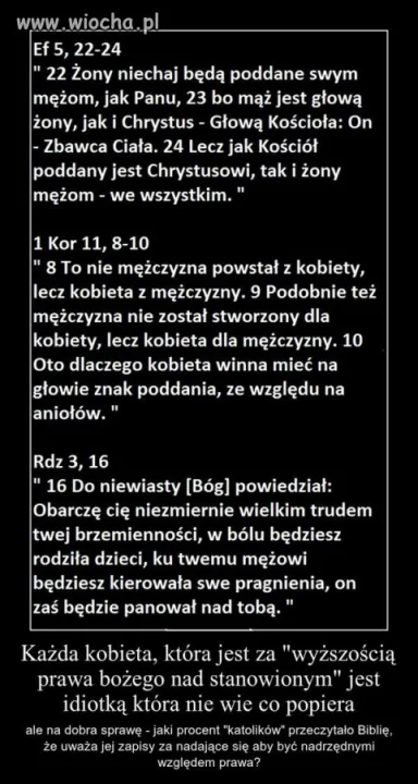 Katolicy, czytacie Biblię?