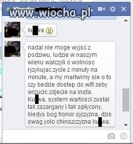 Gimnazjalistka o powstańcach