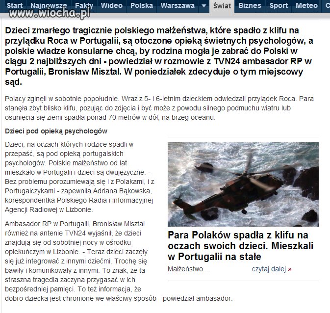 Bezmyślność dla ładnego zdjęcia.