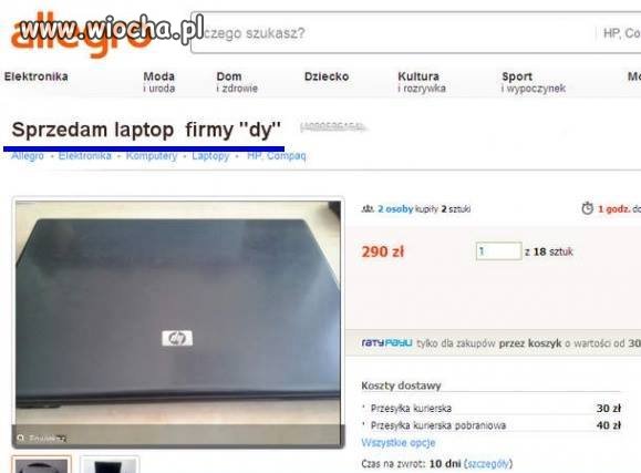 Laptop firmy dy