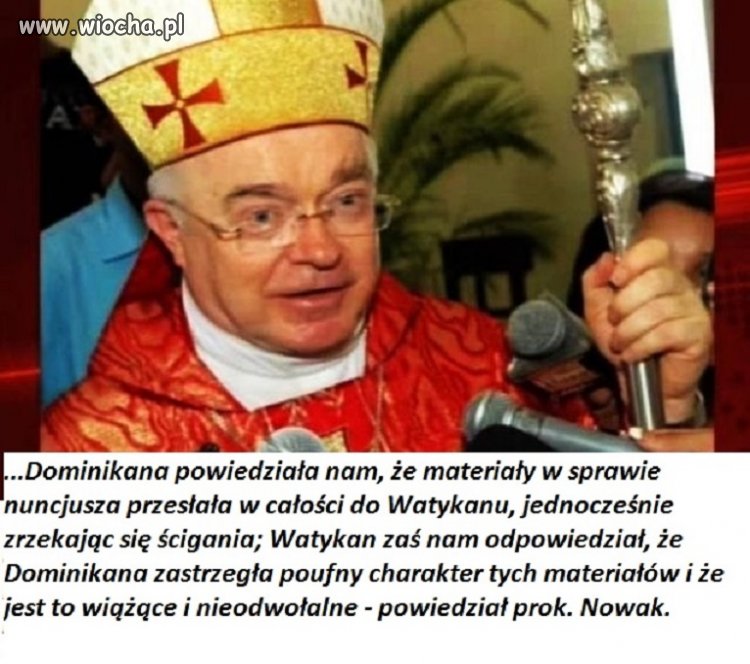 Abp. Wesołowski nie będzie miał postawionych