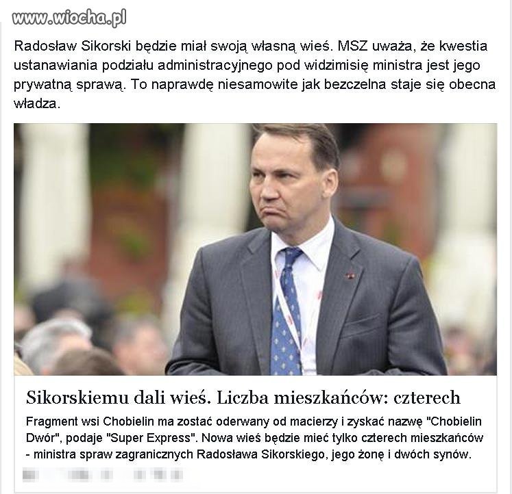 Bo ten co ma wieś to ludzi ma gdzieś. 