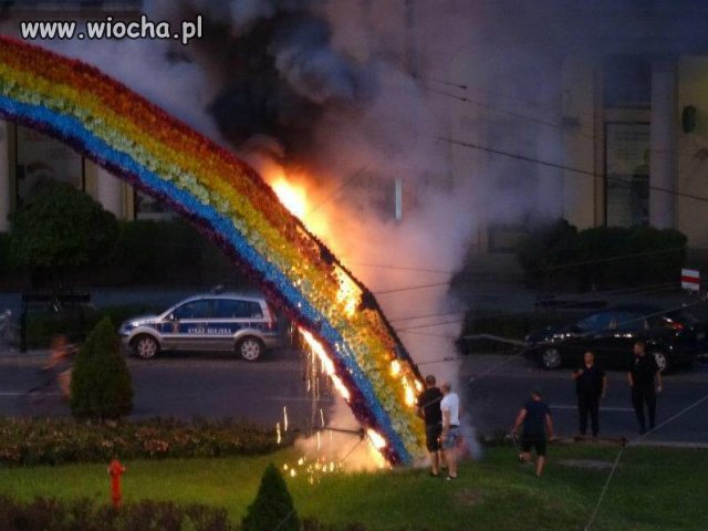 Tęcza spaliła się ze wstydu