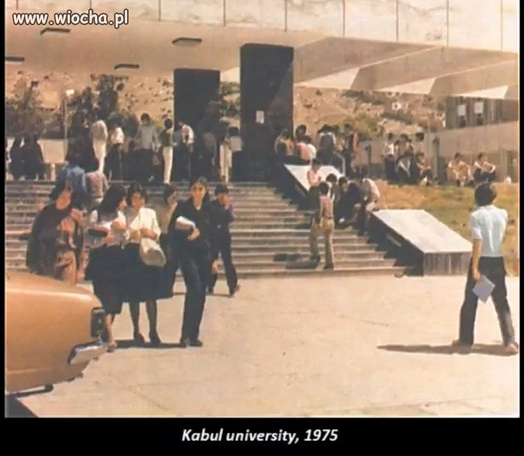 Uniwersytet w Kabulu. Afganistan 1975