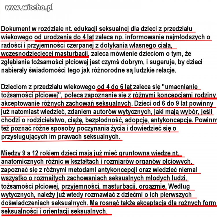 Mądrości według WHO, to tylko fragment ich bełkotu