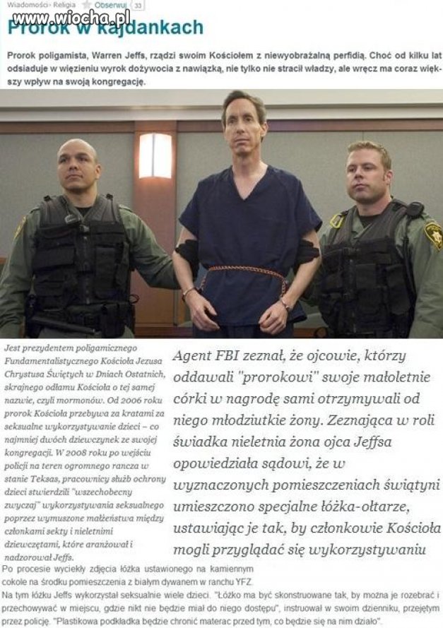 Prorok pedofil.