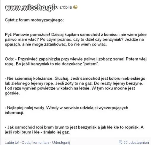 Znalezione na FB