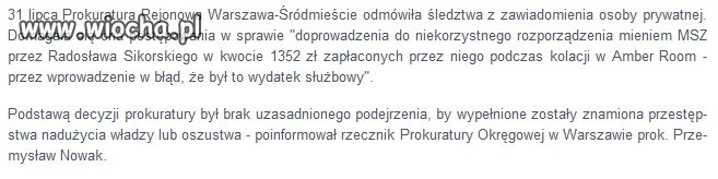 Rządowe koryto świń nietknięte