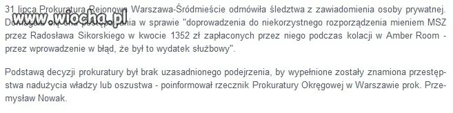 Rządowe koryto świń nietknięte