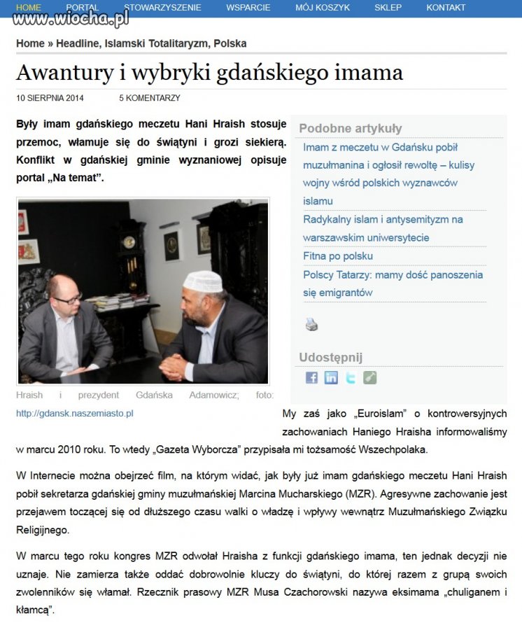 Na razie grozi siekierą. Przyjdzie czas na wybuchy