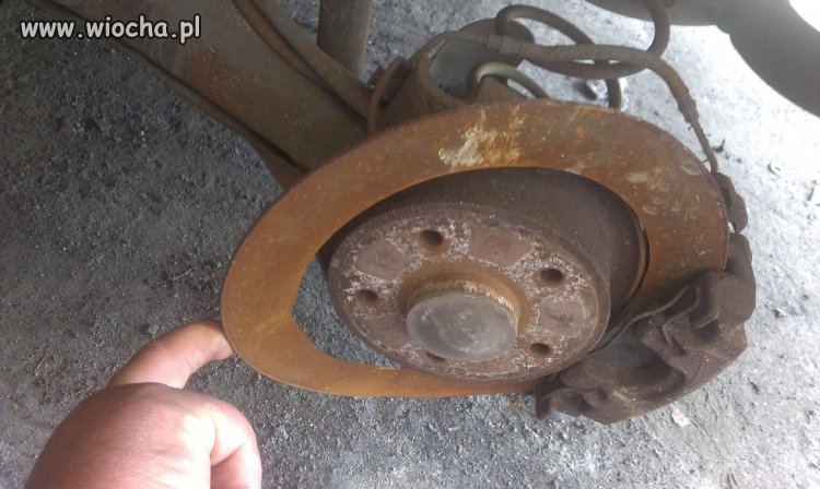 Panie mechaniku nie hamuje tył 