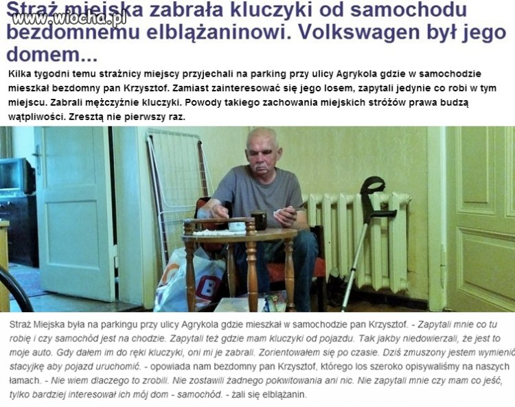 Czy SM miała prawo zabrać kluczyki?