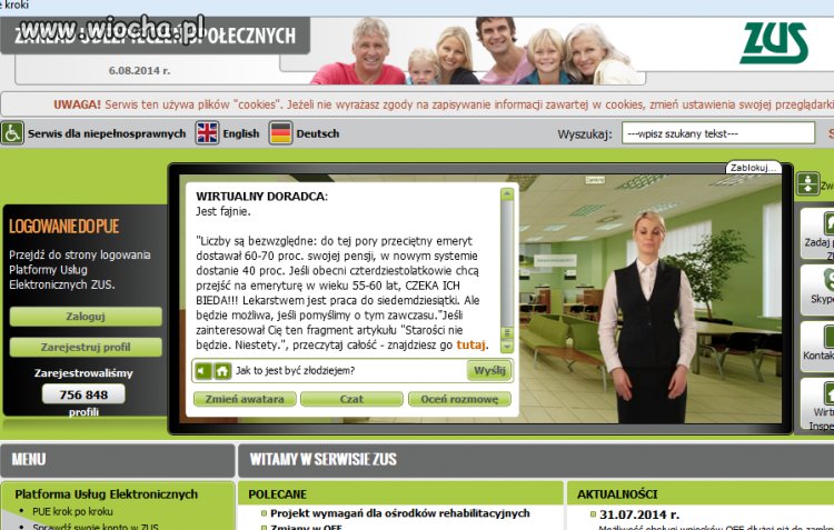 Rozbrajająca szerość ZUS