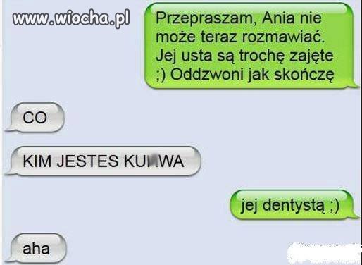 Ania nie może teraz rozmawiać...