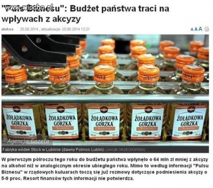 Wzrośnie haracz.