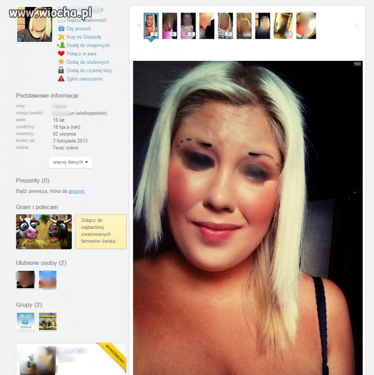 Co Ty dziewczyno masz do cholery z tymi brwiami?!