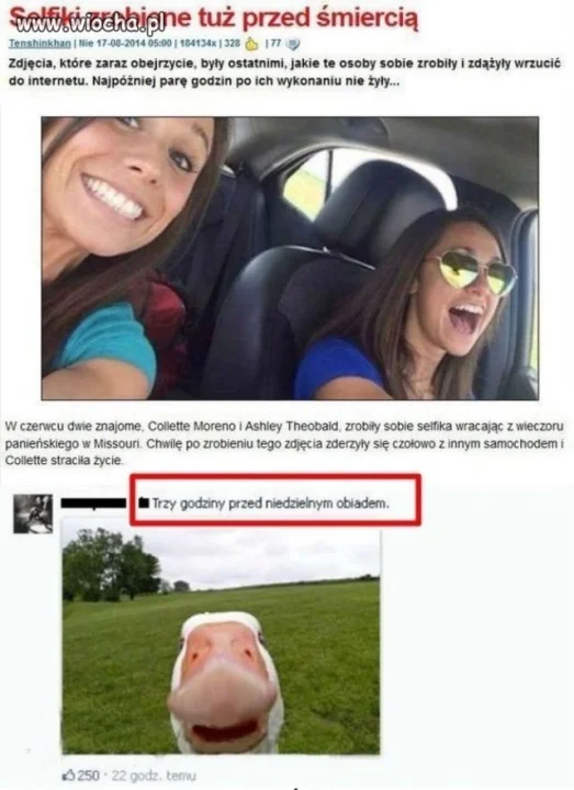 Ostatnie selfiki.