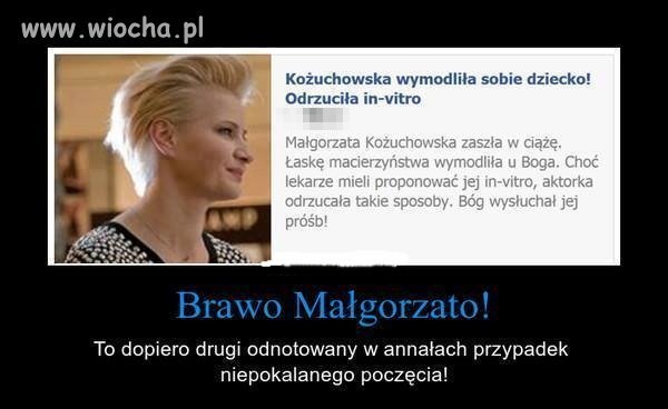 Jestem ciekaw czy p.Kożuchowska