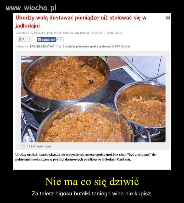 O takim ciepłym posiłku marzy nie jeden co ma dom