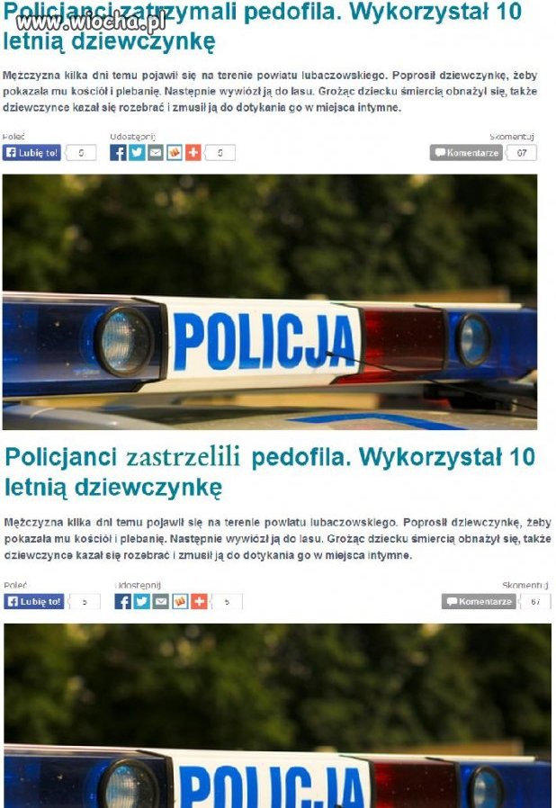 Policjanci zastrzelili lepiej brzmi.