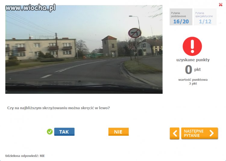 Nawet robiąc prawo jazdy