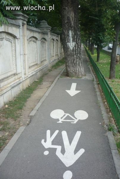 Wszystko z myślą o rowerzystach i pieszych...