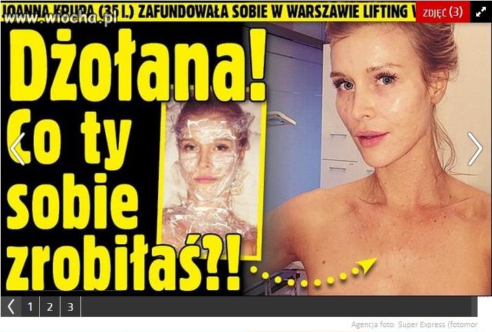 Wampirzy lifting relacja na żywo